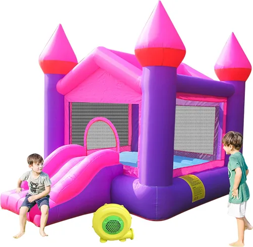 Miniatura 9 de Doctor Dolphin Casa inflable de rebote de agua, casa inflable para niños grandes, tobogán acuático para patio trasero, parque acuático inflable