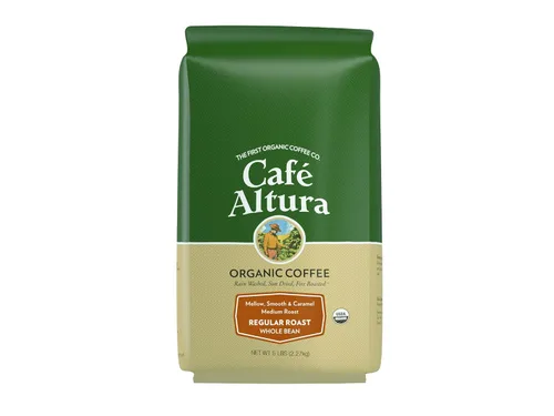 Miniatura 6 de Café Altura - Café orgánico en grano entero, expreso, bolsa de 5 libras