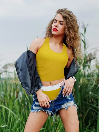 Miniatura 7 de Boao 4 camisetas básicas sin mangas de espalda cruzada para mujer
