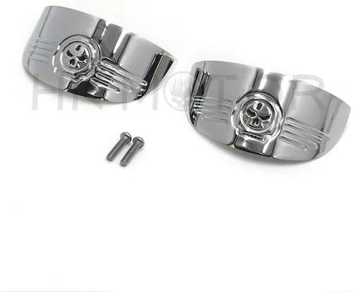 Miniatura 4 de HONGK - Viseras de señal de giro compatibles con Harley 86-92 FXRT/86-90 FLST/88-17 FLSTC/94-17 FLHR [B07MF8W714]