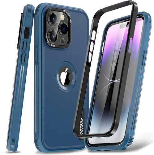 Miniatura 12 de WINTONG Funda magnética compatible con iPhone 13 Pro Max de 6.7 pulgadas, protección de cuerpo completo, resistente a prueba de golpes, funda rígida