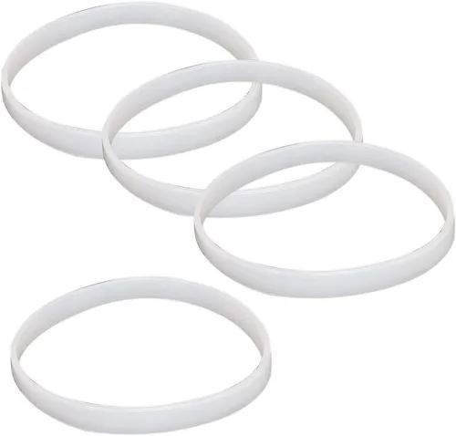 Anillo de sellado de junta de goma de repuesto compatible con Ninja Blender (4 piezas de 3.2 pulgadas)