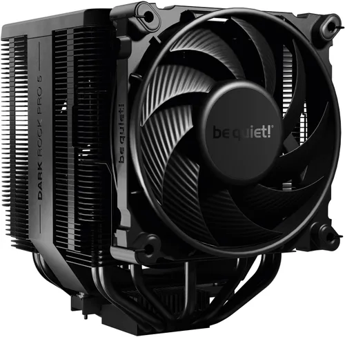 be quiet! Dark Rock Pro 5 Enfriador de CPU de Enfriamiento Silencioso | Flujo de Aire Inmensamente Alto | 7 Tubos de Calor de Cobre de Alto