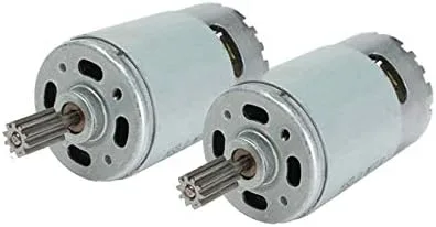 2 unids 550 40000RPM Motor eléctrico de alta velocidad RS550 12V motor caja de cambios accesorios para ruedas eléctricas niños paseo en piezas de