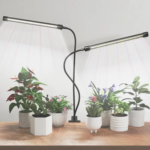 Miniatura 8 de GHodec Luz de Crecimiento, Espectro Completo Blanco 84 LED Clip Luces para Plantas de Interior en Crecimiento, Temporizador de 4/8/12H y 5 Niveles