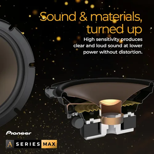 Miniatura 5 de PIONEER A-Series MAX TS-A693CH - Altavoces de 2 vías de 6 x 9 pulgadas (par) - 460 W máximo, sonido equilibrado + agudos suaves, graves mejorados