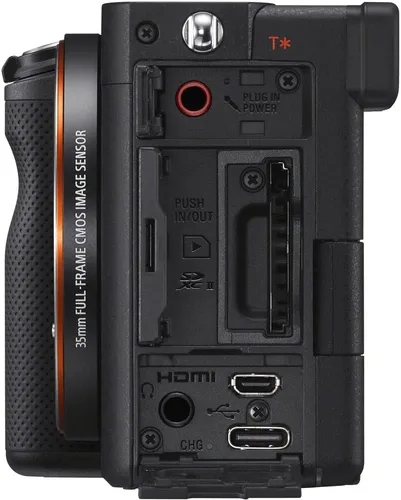 Miniatura 8 de Sony α7C Cuerpo de cámara sin espejo de fotograma completo negro (ILCE-7C/B) - Sensor Exmor R de 24.2 MP, video 4K, diseño compacto Tarjeta