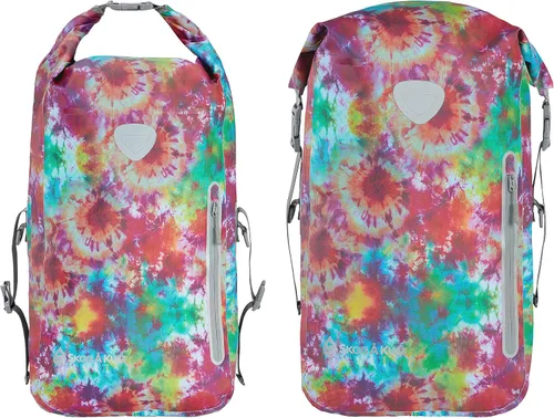 Miniatura 9 de Skog Å Kust BackSak Mochila impermeable de servicio pesado - Bolsa de equipo para deportes, viajes y más - Tamaños de 25 y 35 litros Teñido anudado