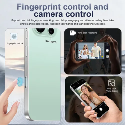Miniatura 2 de Teléfono celular desbloqueado de 16 pm, pantalla HD de 6.99 pulgadas, teléfono 5G de 16+512 GB, Android 14.0, cámara de zoom de 68+108 MP, botón