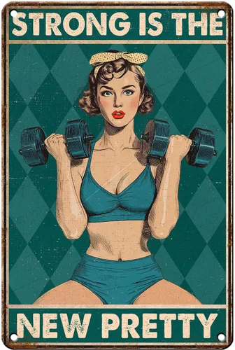 Miniatura 21 de Letreros vintage de lata de pollo para Coop Retro Garden Letrero de metal Granja Jardinería Girl Poster I Just Want To Work In My Garden And Hang