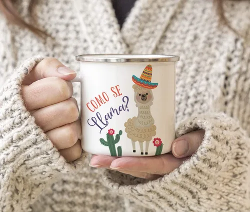 Miniatura 3 de Andaz Press Taza de café de acero inoxidable con temática de alpaca de 11 onzas, regalo de broma, colorido gráfico de llama bohemio, 1 paquete, taza