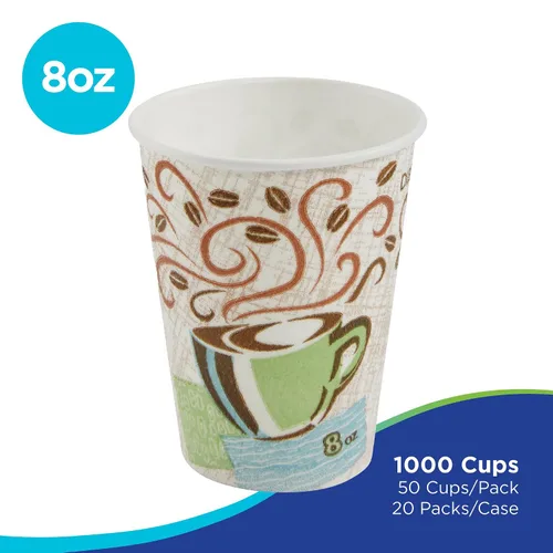 Miniatura 2 de Tazas calientes, diseño de Coffee Dreams, 1000/cartón de Dixie , café, (Coffee Design), 1000