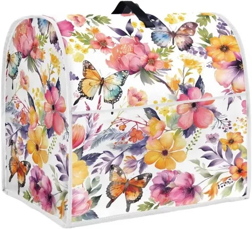 Butterfly Kitchen Aid - Funda acolchada para batidora de pie, se adapta a todos los modelos de cabezal inclinable y elevador de tazón, tela de