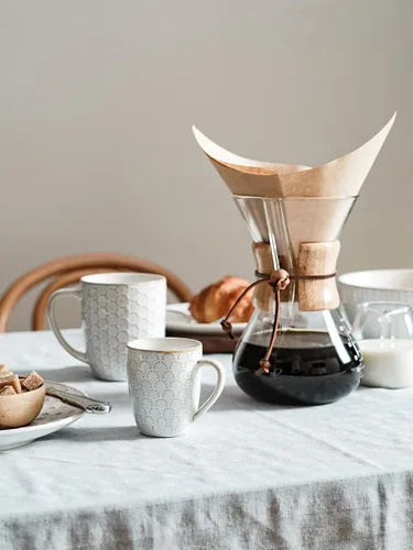 Miniatura 3 de LE TAUCI Tazas de café de 16 oz, juego de tazas de cerámica, tazas con relieve para café con leche, té caliente, capuchino, moca, cacao, aptas