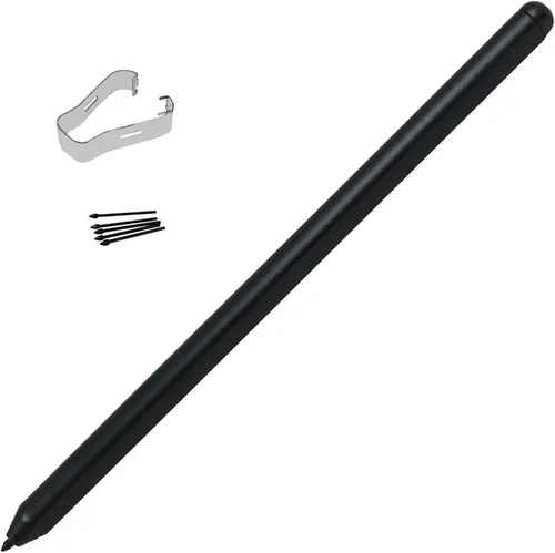 Repuesto de bolígrafo Galaxy S21 Ultra negro + 5 puntas de bolígrafo para Samsung Galaxy S21 Ultra 5G Touch Stylus S Pen + puntas de repuesto