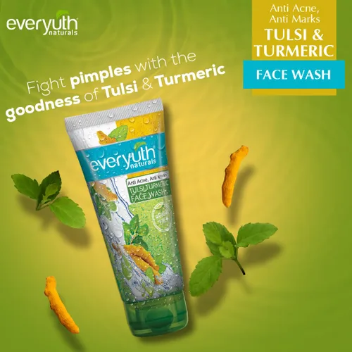 Miniatura 2 de Everyuth Naturals Tulsi - Jabón facial de cúrcuma, 5.1 fl oz