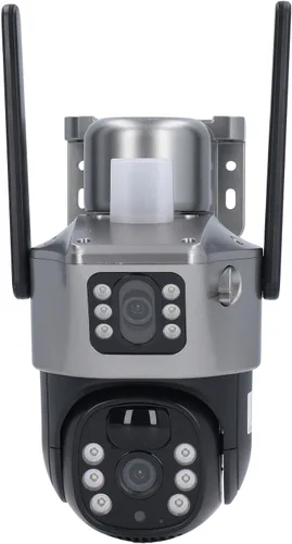 Pyhodi Cámara de seguridad solar al aire libre WiFi inalámbrica HD NightIP66 cámara de vigilancia, detección humana NightPIR de color, 2 vías