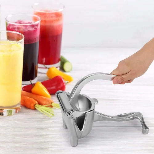 Miniatura 2 de Exprimidor manual Exprimidor manual portátil de aluminio Exprimidor de limón naranja Juicer Extractor de frutas y verduras