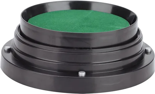 Miniatura 6 de Bnineteenteam Automático, plástico transparente, cubierta de dados de rodillo de la taza del pub bar anti-trampa negro con 5 dados ajedrez, deportes