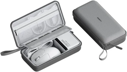 Hagibis Organizador de artículos electrónicos, estuche de viaje organizador de cables, bolsa portátil impermeable para cable, cargador, banco de