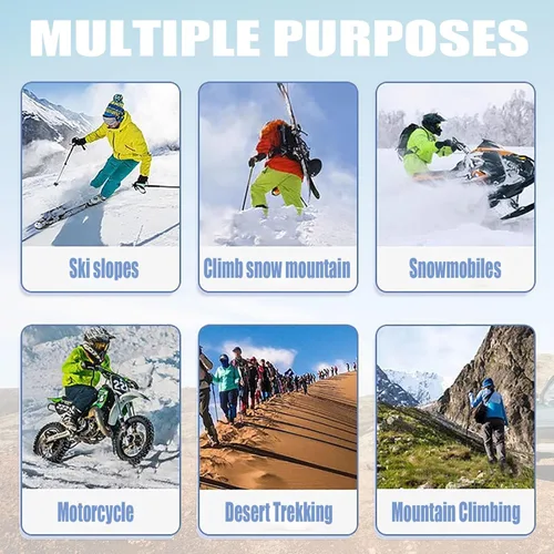 Miniatura 7 de Gafas de motocicleta con máscara facial, resistentes al viento, gafas de esquí de carreras de motocross, gafas protectoras de seguridad