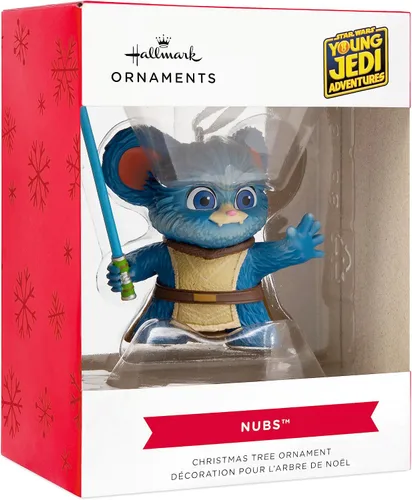 Miniatura 3 de Hallmark Adorno navideño colgante de Star Wars: Aventuras de jóvenes Jedi Nubs Rueda grande
