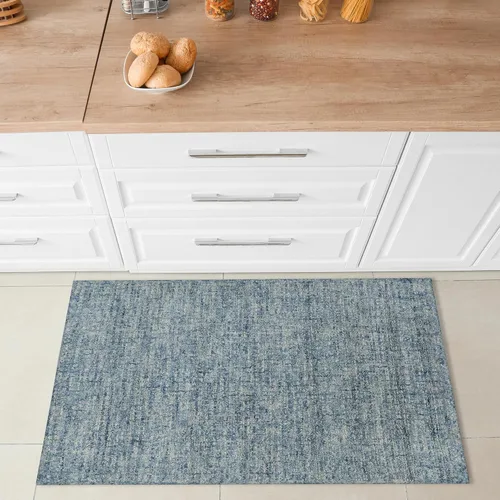 Miniatura 24 de Liora Manne Savannah Grid - Alfombra de lana para interiores, color carbón, 5 pies x 7 pies 6 pulgadas, color gris y negro Gris carbón y negro