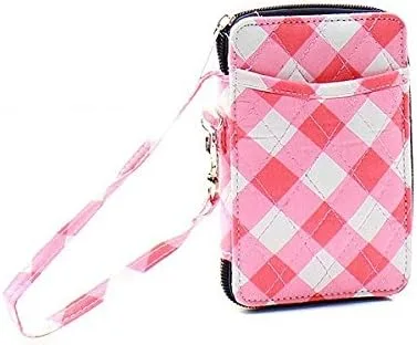 Miniatura 3 de Gingham - Mini cartera acolchada (azul)