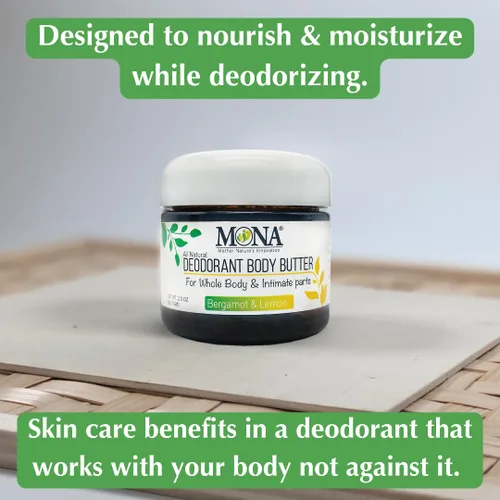 Miniatura 7 de MONA Crema desodorante natural para todo el cuerpo para mujeres y hombres, para partes privadas, sin bicarbonato de sodio ni aluminio, agradable