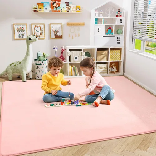 Miniatura 41 de Amearea Alfombras modernas para dormitorio, sala de estar, alfombra de espuma viscoelástica gruesa de 4 x 6 pies, alfombra de espuma viscoelástica