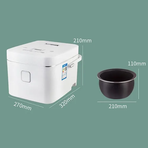 Miniatura 2 de Inicio Olla arrocera multifuncional 3L - Olla a presión de panel táctil de 550 W, utensilios de cocina inteligentes, verde