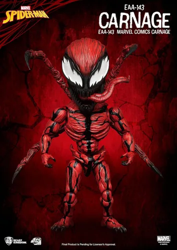 Miniatura 7 de Beast Kingdom Marvel Comics: Carnage EAA-143 Egg Attack Figura de acción, multicolor
