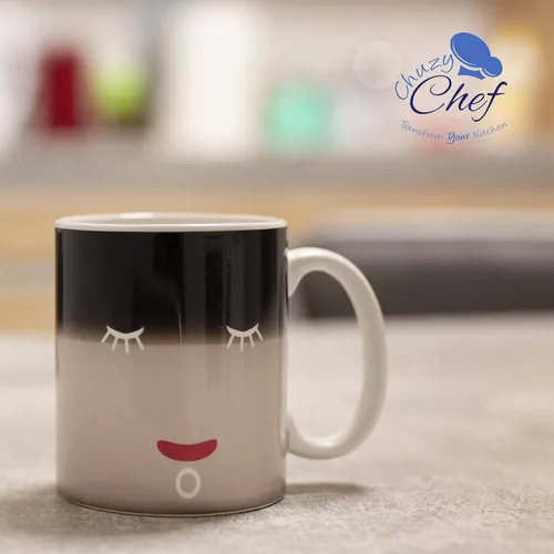 Miniatura 7 de Magic Mug - Taza mágica que cambia de color con el calor. Taza única de cerámica para té o café ,de 12 onzas. Idea para el cumpleaños de mamá, papá