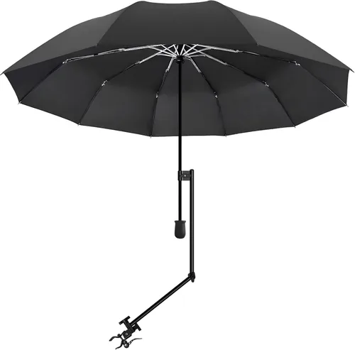 Miniatura 33 de XLINGZA Sombrilla de playa UPF 50+ con abrazadera universal ajustable