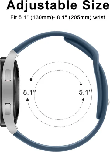 Miniatura 4 de Vanjua Bandas de silicona para Amazfit GTR mini / GTR 1.654 in Band, Amazfit GTS 4 / GTS 4 Mini / GTS 3 / GTS 2 / GTS 2e / GTS 2 mini / GTS, Amazfit