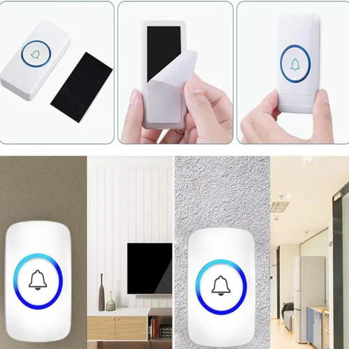 Miniatura 2 de BRAVESHINE Cinta de velcro extraíble de 2 x 4 pulgadas con adhesivo, 12 juegos de cinta de montaje fuerte para colgar cuadros en la pared, cojines