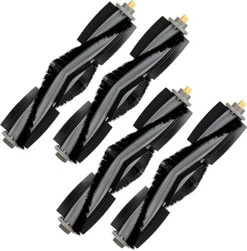 (4 piezas) X1 Omni Roller Brush compatible con ECOVACS DEEBOT X1/X1 Omni/X1 Turbo/X1 PRO Omni/T10/T10 Omni/T10 Plus/T20/T20 Omni. Piezas de repuesto