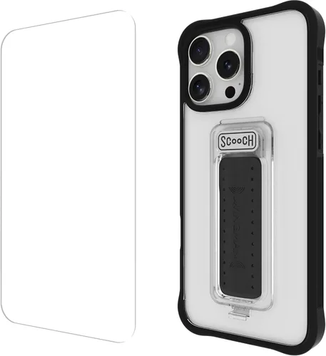 Miniatura 101 de Scooch® para iPhone 15 Pro Max Funda con Soporte, Funda Kickstand Wingman 5-en-1, Protección contra Caídas de Grado Militar, Kickstand Desplegable