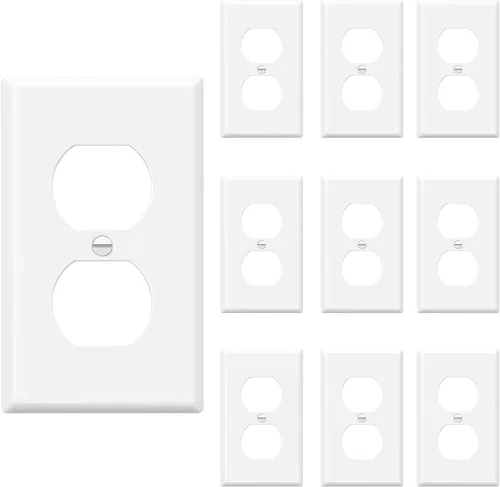Miniatura 10 de DEWENWILS Sunken Pearls - Placa decorativa de pared para interruptor, cubierta para tomacorrientes, receptáculo de duplex simple