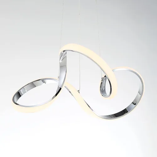 Miniatura 5 de WAC Lighting Colgante LED Vornado 23in 3000K en Cromo Cromado