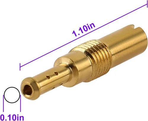 Miniatura 4 de Carbhub 10 piezas de carburador principal con 10 piezas Slow & Pilot Jet para PWK Keihin OKO CVK se adapta a scooters chinos, ATV, karts con motor