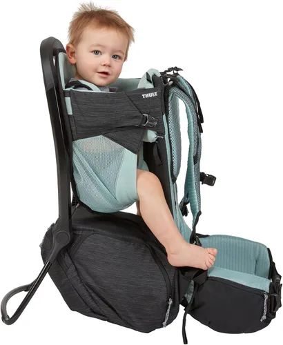 Miniatura 4 de Portabebés Thule Sapling para Niño - Asiento Lavable a Máquina - Estructura Autoportante - Tirantes acolchados ajustables para padres - Asiento Negro