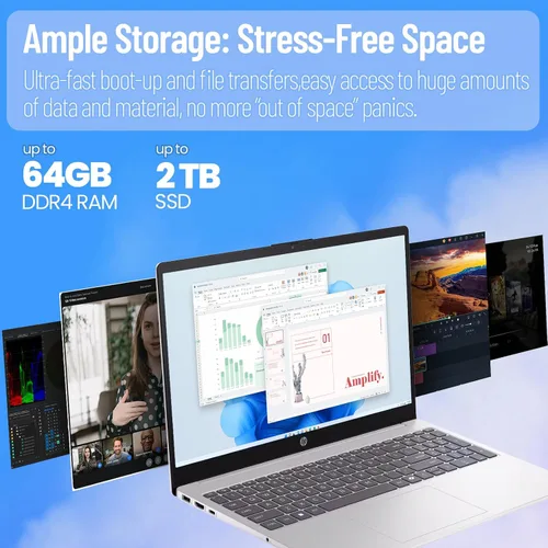 Miniatura 5 de HP Computadora portátil con pantalla táctil de 15.6 pulgadas • Desaplay FHD IPS de 15.6 pulgadas • Intel 10-Core i7-1355U • Wi-Fi 6 • Eliminación