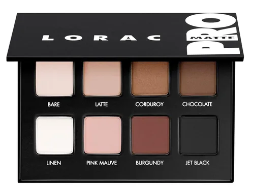Miniatura 13 de LORAC PRO - Paleta de sombras de ojos mate y brillante, metálico de alta pigmentación, espejo compacto Negro