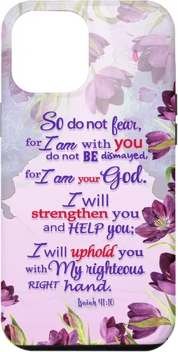 Miniatura 26 de So Do Not Fear for I 'm with You Isaías 41:10 - Funda cristiana para iPhone 17