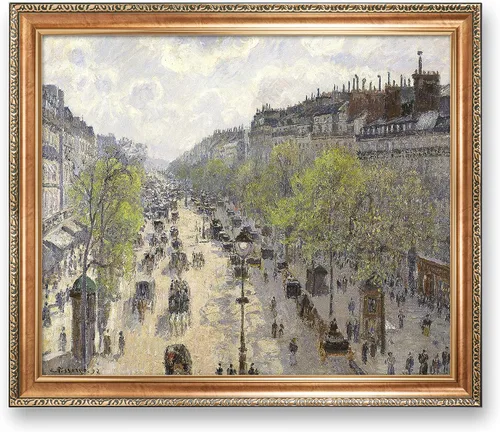 Miniatura 302 de A&T ARTWORK Campo de trigo con cipreses de Van Gogh Las reproducciones de arte clásico mundial, impresiones en lienzo giclée para decoración