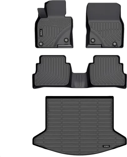 Miniatura 54 de VIWIK Alfombrillas de Piso para Kia Sorento de 7 asientos 2016-2020 S/L/LX/EX/SX/SX Limited, Alfombrillas de Coche Automotrices 3D Antideslizantes