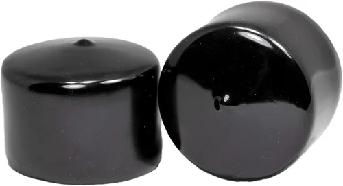 Miniatura 7 de Prescott Plastics Tapones de plástico flexibles de 1/2" (12.7 mm) de diámetro exterior, tapas redondas de tubo de metal negro, inserciones fuertes