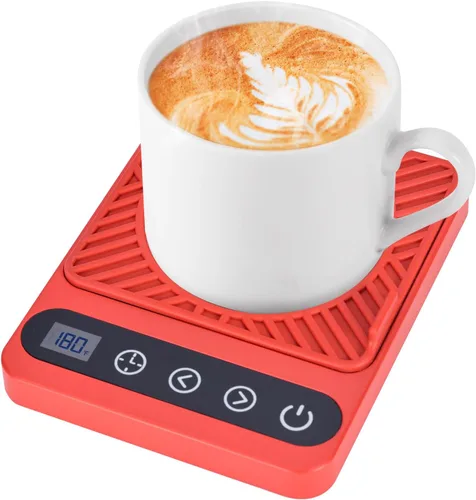 Miniatura 7 de Calentador de tazas – Calentador eléctrico de taza de café con temporizador, calentador de taza de café para escritorio apagado automático, control