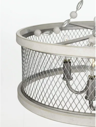 Miniatura 5 de Progress Lighting Austelle Collection - Lámpara de araña de 4 luces galvanizada